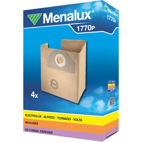 Menalux 4x sacchi bidone aspirapolvere Karcher A22 A31 WD3 Alfatec Hoover DPE (1/2)