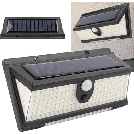 Lampe Solaire Murale Sensorielle, Éclairage Intelligent, Induction Humaine, 3 Modes Lumineux, Matière Plastique, 1800mAh (1/5)