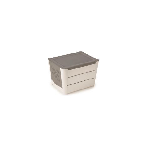 Snips Porta Patate  3 KG  Contenitori Per Cibi Contenitore Porta Ortaggi  Colore Bianco Grigio  Made in Italy Bpa Free (1/3)