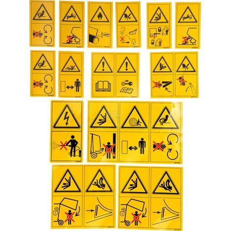Kit decalcomanie di sicurezza KUHN Z4525960