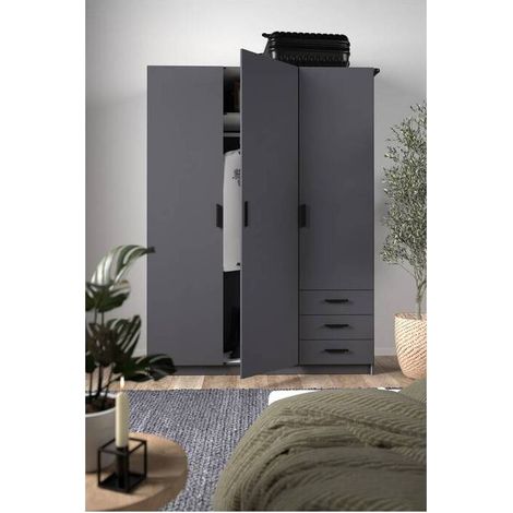 KIT ARMADIO SPRINT 3A+3C 147X50X200 GRIGIO