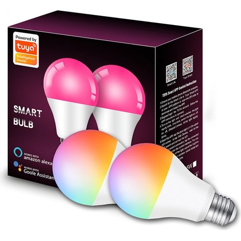 Tuya Lampadina A60 Smart WiFi RGBCCT 9W  2 (1/2)