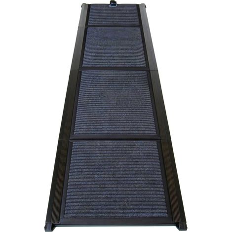 Rampa plegable para perros para coche 160 cm, antideslizante, acero negro DESVIAE (1/5)