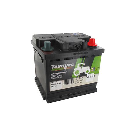Tashima Starterbatterie 12V - 50A + rechts - L: 208mm, B: 175mm, H: 190mm