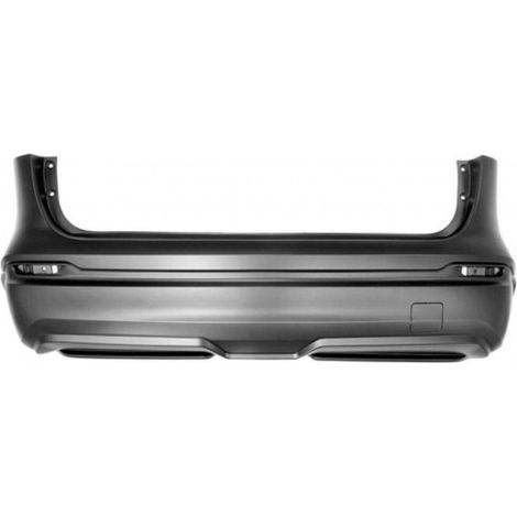 Pare-choc arrière à peindre avec trous moulure Nissan Qashqai 2 phase 2 2017-2021