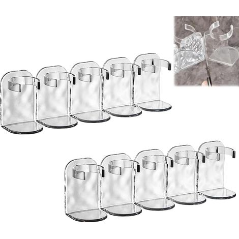 Support de rangement pour nettoyant visage et brosse a dents porte maquillage et produits de soin pour salle de bain suspendu (1/5)
