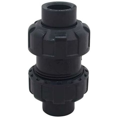 Clapet anti-retour à bille 32 mm, empêche le reflux d'eau, compatible avec les systèmes de plomberie, installation facile (1/4)