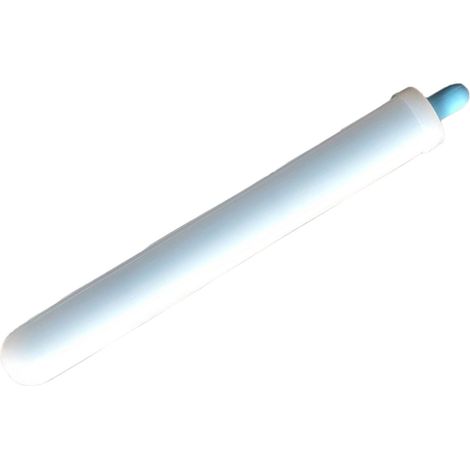 Eisstrohhalm-Form aus Silikon, wiederverwendbar, für selbstgemachte Milchgetränke, blau (1/5)