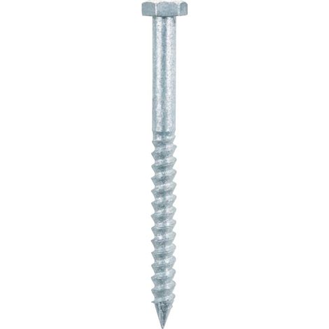 Tirefond à bourrer galvachaud tête horizontale 8x80mm pour bois - FAYNOT - 008080-019
