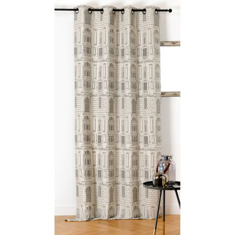 Rideau d'ameublement "Elysée" - 140x260cm - Ecru (1/2)
