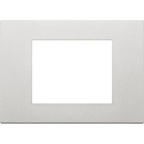 Placca 3 MODULI ARGENTO SERIE LINEA VIMAR 30653.20