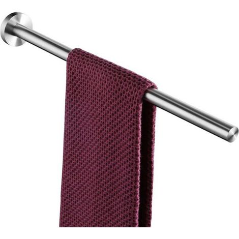 1 Porte-serviettes mural, Acier inoxydable, Antirouille, Durable, Pour salle de bain (1/3)