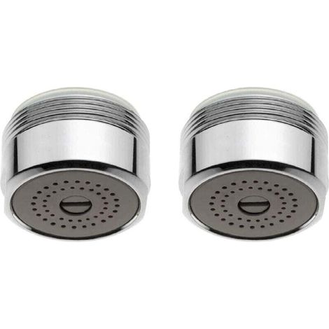 Économiseur D’Eau Robinet Mal Femelle 24mm Evier Lavabo, Diminuer Entre 30 Et 80% Votre Consommation (Male M24) (1/4)