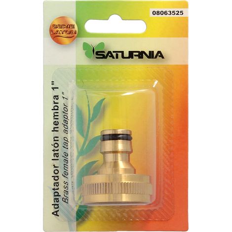 Adattatore per tubo in ottone 1" femmina