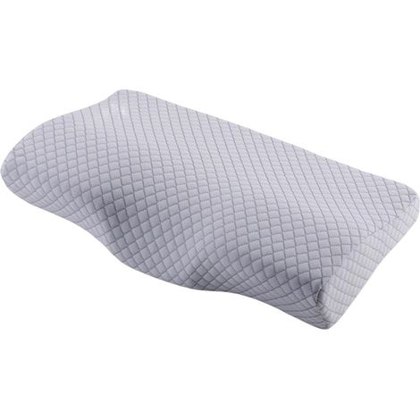Oreiller ergonomique mémoire forme, alignement cervical, température sensible, orthopédique (1/4)