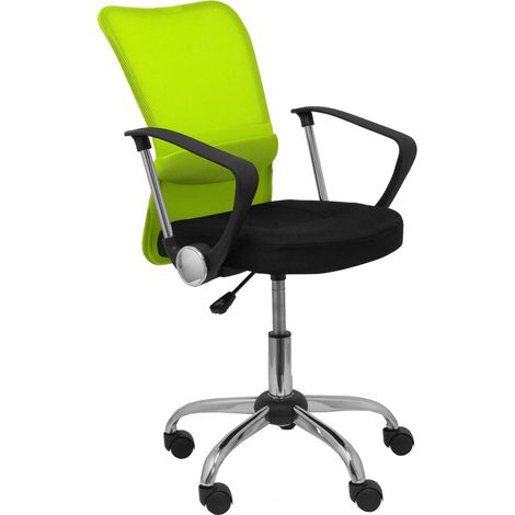 SILLA INFANTIL CARDENETE RESPALDO MALLA VERDE ASIENTO NEGRO PIQUERAS Y CRESPO 238GVNE (1/5)