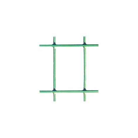RETE ELETTROSALDATA ZINCATA PLASTIFICATA VERDE MAGLIA MM.50X75- maglia mm.50x75 filo ø mm.2,1 est. - cm.120h. - 1 rotolo CAVATORTA