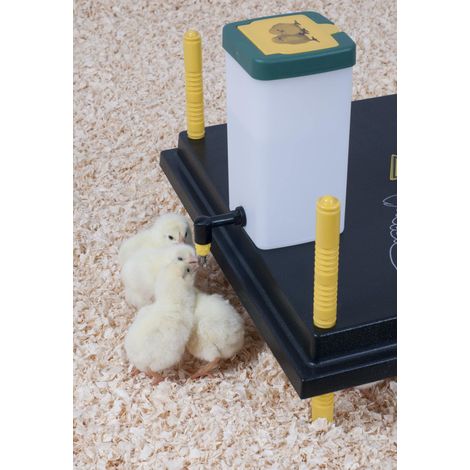 Abreuvoir à pipette poussins et cailles 1 L accroche cage (1/2)