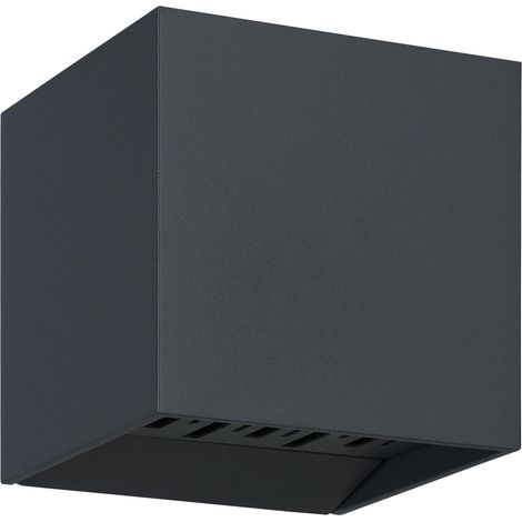 Aplique de pared eglo CALPINO 2 gris antracita 5 W