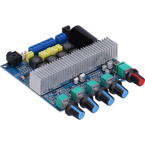 Carte d'amplificateur pour subwoofer 2.1 canaux haute puissance Bluetooth 4.2, carte d'amplificateur de puissance numérique 12-24 V TPA3116D2 (1/5)