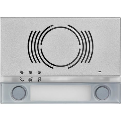 Frontale per posto esterno audio con 2 pulsanti Alpha Grigio Urmet 1168/132G