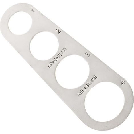 Outil de Mesue pou Pâtes en Acie Inoxydable 4 Tous, Doseu Spaghetti Compact et Pécis, Accessoie la Cuisine Potable pou Contôle Potions de Nouilles et Pâtes, Ustensile (1/3)