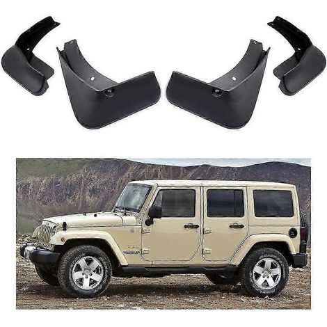4 bavettes garde-boue pour Jeep Wrangler 2007-2017 (1/5)