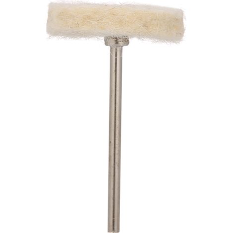 Cepillos de pulido de algodón con vástago en forma de T para amoladoras angulares, herramientas rotativas y equipos dentales.