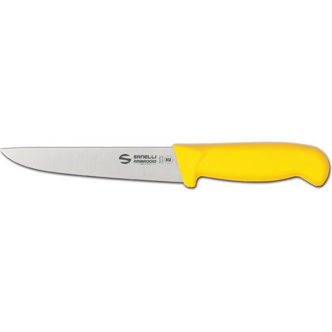 Couteau droit à désosser Sanelli Ambrogio inox 16 cm