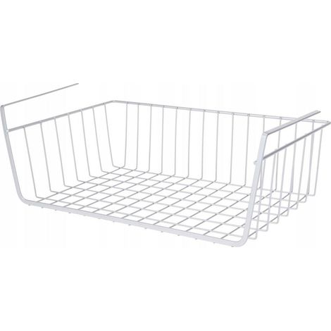 Storage Solutions Cesta colgante moderna gris claro 40 cm