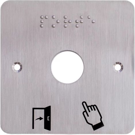 Izyx SSP201 Square stainless steel plate in diameter 19mm 80x80 mm