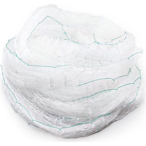 Filet Anti Oiseaux et Pigeon, Protection pour Poules et Jardin 5 x 5 m, Maille de 2,5cm, Volière et Potager