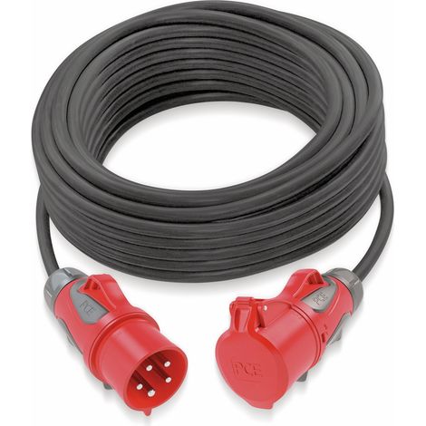 Rallonge PCE CEE 16A, 5x2,5mm², 25m