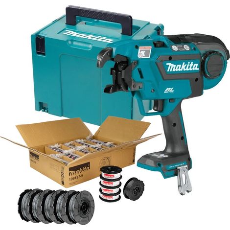 Makita DTR180ZJ 18v LXT Cordless Brushless Rebar Tying Tool Makpac Case +50 Sets
