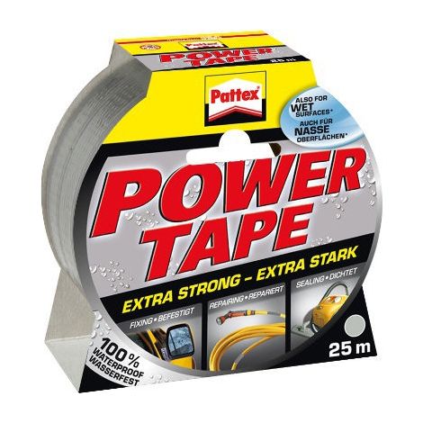 Cinta adhesiva Henkel Power Tape 50x25 m gris 1669710