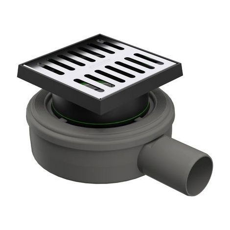 PILETTA SCARICO MICRODRAIN PAVIMENTO Scarico D. 40 mm 10x10cm