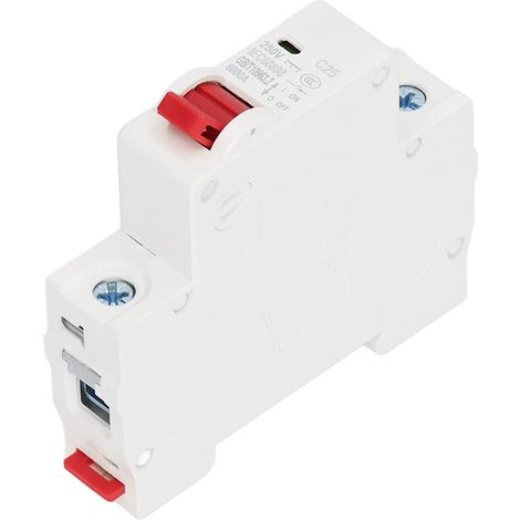 Disjoncteur 1P DC 250V Disjoncteur Miniature Interrupteur de Protection contre les Courts-circuits DZ47 63Z C25 DC 250V (1/5)