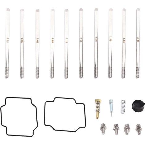 Kit de réparation de carburateur de moto, vis de réglage du ralenti et du mélange pour carburateur Lectron 2 temps (1/5)