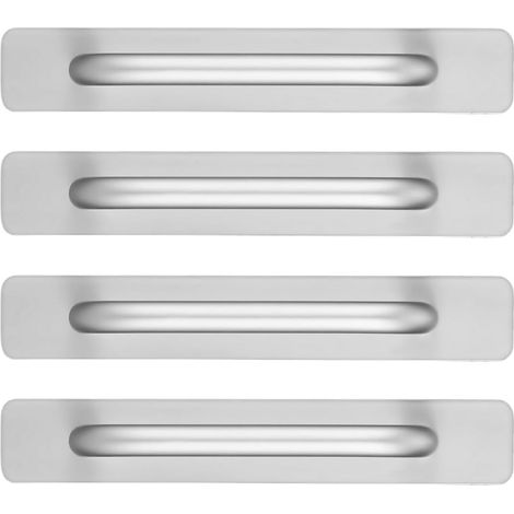 de 4 poignées de porte adhésives en alliage d aluminium