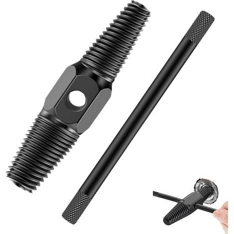 1 Extracteur De Tuyau, Acier Carbone, Double Tête 1/2 Et 3/4 Pouces, Levier Auxiliaire, Pour Vis Et Boulons (1/5)