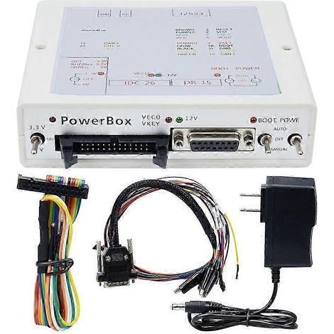 J-TAG pour K-TM FLASH Via J2534 Fonctionne FLASH ECU-Soft Programmateur OBD ECU Boîtier d'alimentation 3 interrupteurs Prise US kns (1/5)