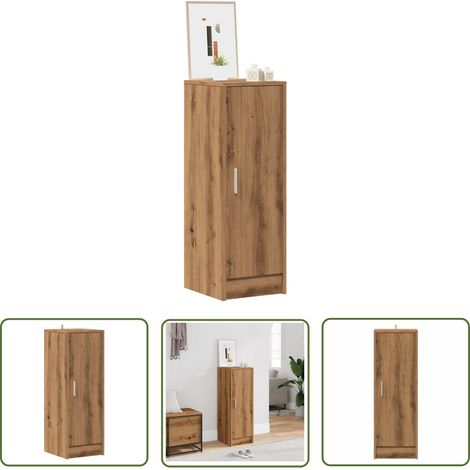 vidaXL Schuhschrank Artisan-Eiche 32x35x92 cm Holzwerkstoff (1/5)