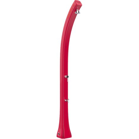Doccia Solare da Giardino 28L Miscelatore e Lavapiedi Arkema Happy Five Cherry