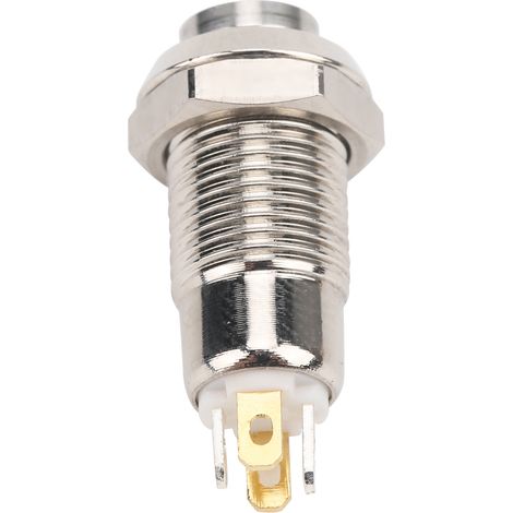 Interrupteur Momentané Étanche 8mm LED Bleue 3V pour Démarrage Moteur (1/5)