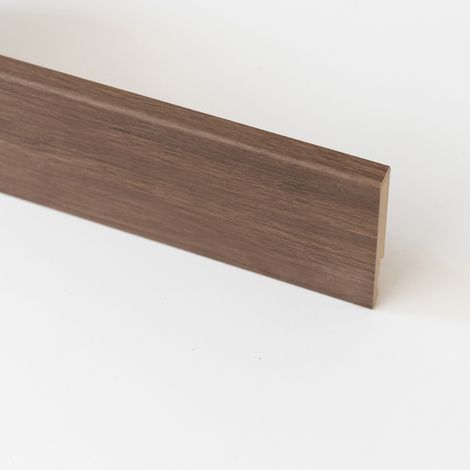 Battiscopa 80X11 Mm Mdf 240 Cm Rovere Scuro - 5 Pz (1/2)