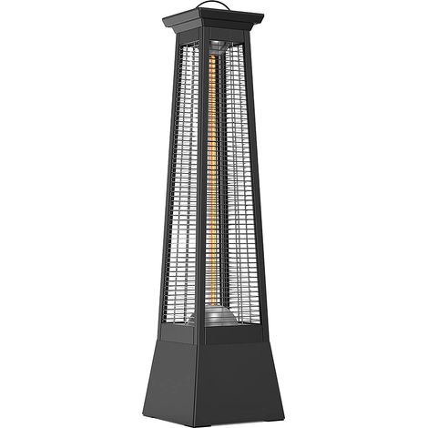 Westmann Chauffage infrarouge Volcano Noir 20x20x80 cm