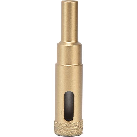 Foret diamanté, scie cloche, outil de perçage et de découpe pour verre et granit, queue ronde de 14 mm (1/5)