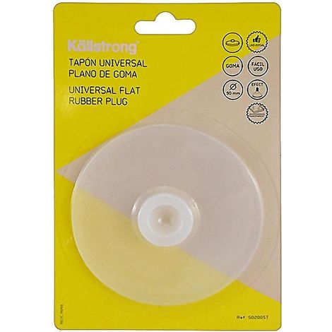 TAPON UNIVERSAL PLANO DE GOMA TRANSPARENTE (1/2)