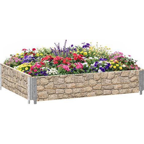 Aga Letto rialzato 120x80x40 cm Pietra