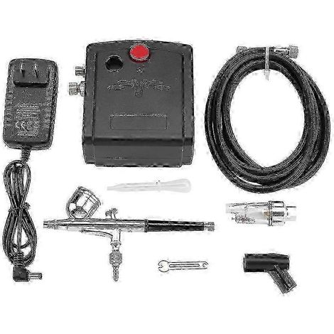 Kit aérographe double action avec pompe JP-130 (prise US 110-240V) (1/5)